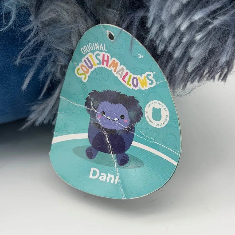 Squishmallow Dani The Navy Blue Bigfoot Yeti Stuffed Animal Plushie 11